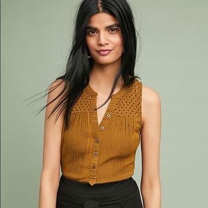 NWT Anthropologie Akemi + Kin Sleeveless Top, Size 4P
